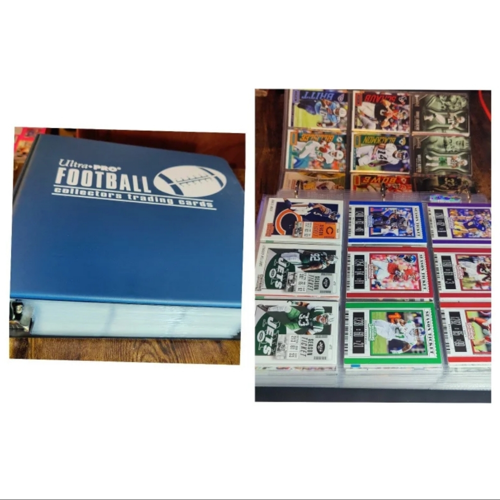 Panini Donruss Football Card Collection In Collector's Album Stars-RC 40 Pages